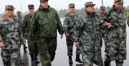 Начинается практическая часть антитеррористических учений "Мирная миссия-2013"